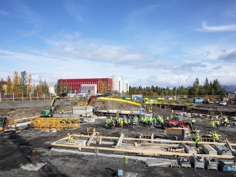 Byggingaframkvæmdir í Húsi íslenskra fræða